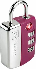 Go Travel zámek Secure Lock TSA violet