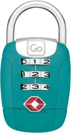 Go Travel zámek TSA Twist N Set Lock green