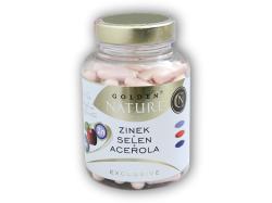 Golden Natur Exclusive Zinek + selen + acerola 100 kapslí Golden Natur Exclusive Zinek + selen + acerola 100 kapslí