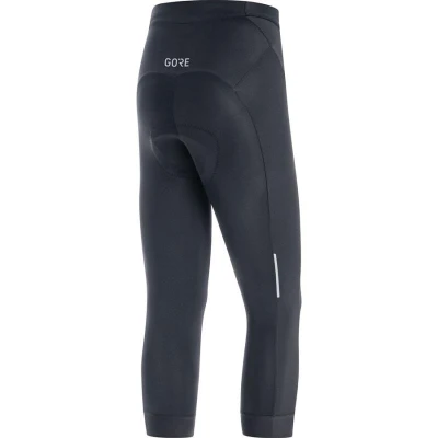 Gore C3 Wmn 3/4 Tights+ black dámské cyklokalhoty