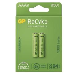 GP Batteries Nabíjateľné batérie GP NiMH ReCyko+ AAA 2 ks GP Batteries Nabíjateľné batérie GP NiMH ReCyko+ AAA 2 ks