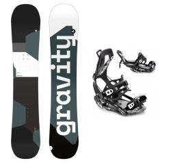 Gravity Adventure 23/24 snowboard + Raven FT360 black viazanie