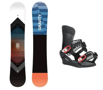 Gravity Adventure 25/26 pánský snowboard + Gravity Drift black/red vázání + sleva 500,- na příslušenství Gravity Adventure 25/26 pánský snowboard + Gravity Drift black/red vázání + sleva 500,- na příslušenství