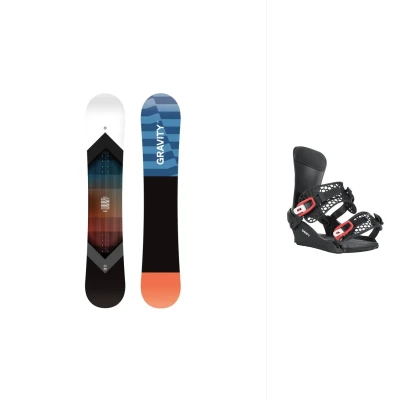 Gravity Adventure 25/26 pánský snowboard + Gravity Drift black/red vázání
