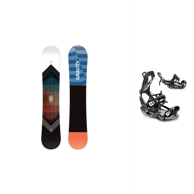 Gravity Adventure 25/26 pánský snowboard + Raven Fastec FT360 black vázání