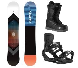 Gravity Adventure 25/26 snowboard + Gravity Indy black viazanie + Gravity Void black/grey topánky + zľava 500,- na príslušenstvo Gravity Adventure 25/26 snowboard + Gravity Indy black viazanie + Gravity Void black/grey topánky + zľava 500,- na príslušenstvo