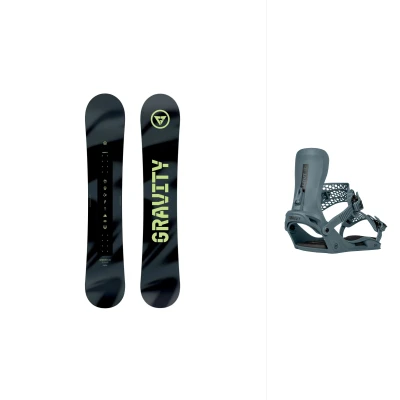 Gravity Adventure 26/27 pánský snowboard + Gravity Indy dusty green snb vázání