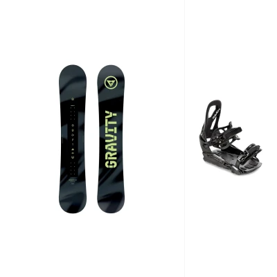 Gravity Adventure 26/27 pánský snowboard + Raven S230 Black snowboardové vázání