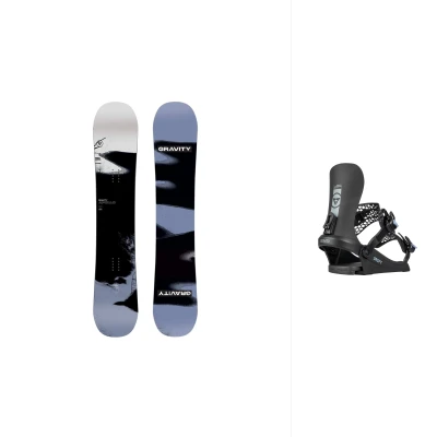 Gravity Apollo 26/27 pánský snowboard + Gravity Drift black snowboardové vázání