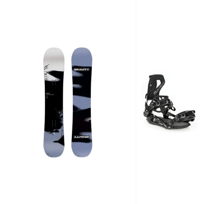 Gravity Apollo 26/27 pánský snowboard + Raven Fastec FTM500 multientry snb vázání