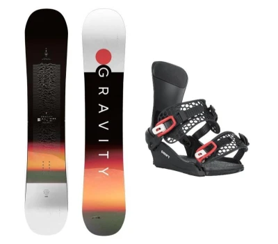 Gravity Bandit 25/26 pánský snowboard + Gravity Drift black/red vázání + sleva 1000,- na příslušenství Gravity Bandit 25/26 pánský snowboard + Gravity Drift black/red vázání + sleva 1000,- na příslušenství