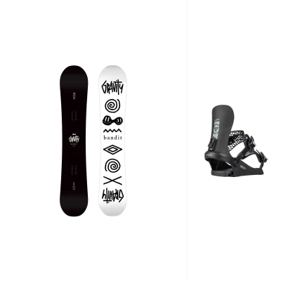 Gravity Bandit 26/27 pánský snowboard + Gravity Drift black snowboardové vázání
