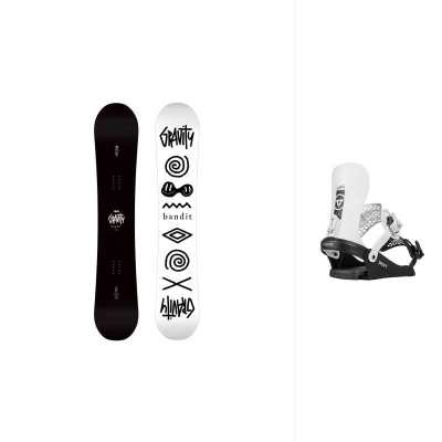 Gravity Bandit 26/27 pánský snowboard + Gravity Drift black/white snowboardové vázání