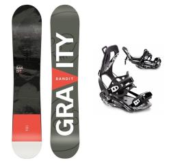 Gravity Bandit pánsky snowboard + Raven FT360 black snowboardové viazanie + zľava 12 € na príslušenstvo