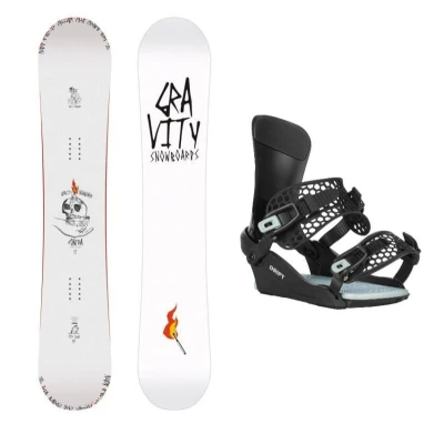 Gravity Contra 25/26 pánský snowboard + Gravity Drift black/sage vázání + sleva 600,- na příslušenství Gravity Contra 25/26 pánský snowboard + Gravity Drift black/sage vázání + sleva 600,- na příslušenství