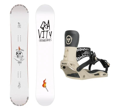 Gravity Contra 25/26 pánský snowboard + Gravity Indy stone/black vázání + sleva 500,- na příslušenství Gravity Contra 25/26 pánský snowboard + Gravity Indy stone/black vázání + sleva 500,- na příslušenství