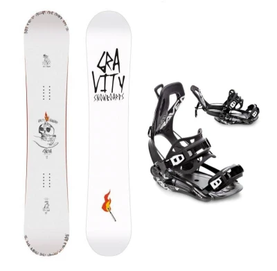 Gravity Contra 25/26 pánský snowboard + Raven Fastec FT360 black vázání + sleva 500,- na příslušenství Gravity Contra 25/26 pánský snowboard + Raven Fastec FT360 black vázání + sleva 500,- na příslušenství