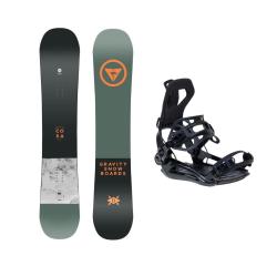 Gravity Cosa 24/25 pánsky snowboard + Raven RAGE Fastec FT360 black viazanie