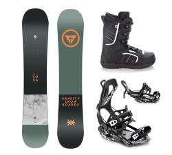 Gravity Cosa 24/25 snowboard + Raven Fastec FT360 black viazanie + Raven Target obuv