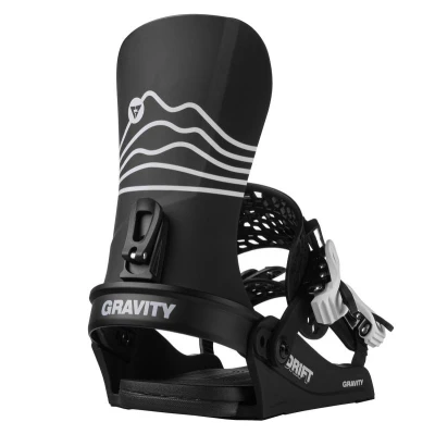 Gravity Drift black snowboardové vázání