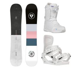 Gravity Electra 24/25 dámský snowboard + Gravity Rise white vázání + Gravity Aura Atop white/levander boty + sleva 500,- na příslušenství