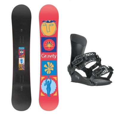 Gravity Electra 25/26 dámský snowboard + Gravity Fenix black 25/26 vázání + sleva 500,- na příslušenství Gravity Electra 25/26 dámský snowboard + Gravity Fenix black 25/26 vázání + sleva 500,- na příslušenství