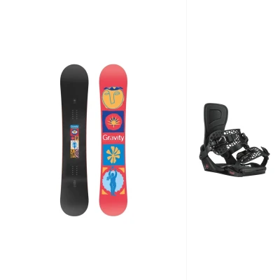 Gravity Electra 25/26 dámský snowboard + Gravity Rise black 25/26 snb vázání