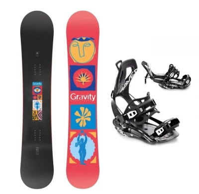 Gravity Electra 25/26 dámský snowboard + Raven Fastec FT360 black vázání Gravity Electra 25/26 dámský snowboard + Raven Fastec FT360 black vázání