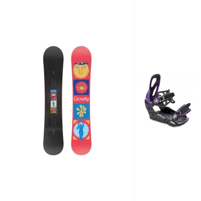 Gravity Electra 25/26 dámský snowboard + Raven S230 Black/violet vázání