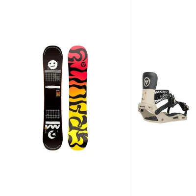 Gravity Empatic 25/26 pánský snowboard + Gravity Indy stone/black 25/26 vázání