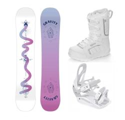 Gravity Fairy 24/25 snowboard + Raven S230 White viazanie + Raven Pearl white topánky