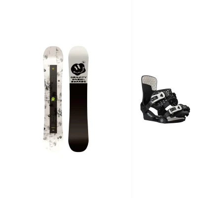 Gravity Flash 24/25 juniorský snowboard + Gravity Wildcat black vázání