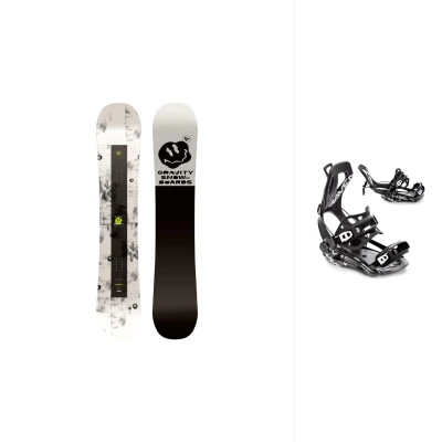 Gravity Flash 24/25 juniorský snowboard + Raven Fastec FT360 black vázání