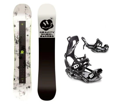 Gravity Madball 25/26 pánský snowboard + Raven Fastec FT360 black vázání Gravity Madball 25/26 pánský snowboard + Raven Fastec FT360 black vázání