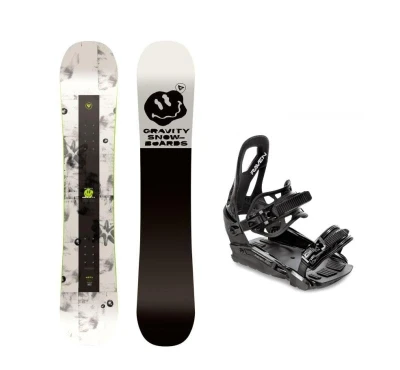 Gravity Madball 25/26 pánský snowboard + Raven S230 Black vázání Gravity Madball 25/26 pánský snowboard + Raven S230 Black vázání