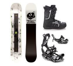 Gravity Madball 24/25 snowboard + Raven Fastec FT360 black viazanie + Raven Target obuv