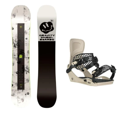Gravity Madball 25/26 pánský snowboard + Gravity Indy stone/black 25/26 vázání + sleva 400,- na příslušenství Gravity Madball 25/26 pánský snowboard + Gravity Indy stone/black 25/26 vázání + sleva 400,- na příslušenství