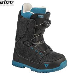 Gravity Micro Atop black denim 21/22 detské snowboardové topánky IBA 12K / EU 32 (VÝPREDAJ)