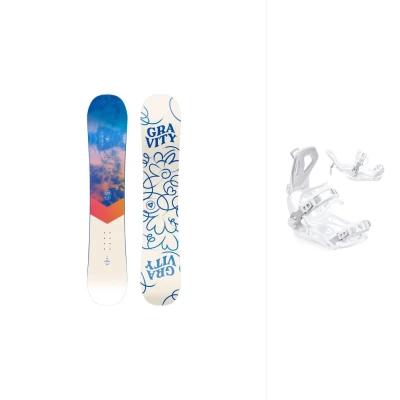 Gravity Mist 24/25 dámský snowboard + Raven Fastec FT360 white vázání