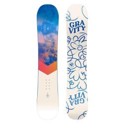 Gravity Mist 24/25 snowboard + Gravity Fenix white/lavender vázání + Gravity Aura Atop white/levander boty + sleva 400,- na příslušenství