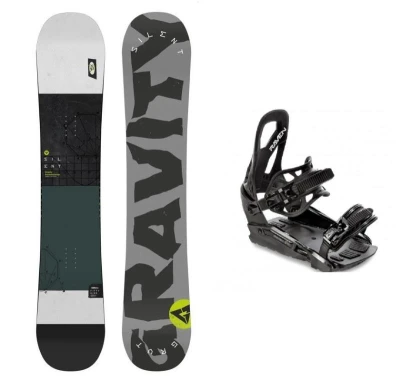 Gravity Silent 23/24 pánský snowboard + Raven S230 Black vázání Gravity Silent 23/24 pánský snowboard + Raven S230 Black vázání