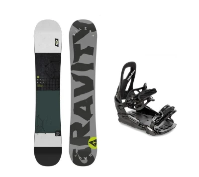 Gravity Silent 24/25 pánský snowboard + Raven S230 Black vázání Gravity Silent 24/25 pánský snowboard + Raven S230 Black vázání