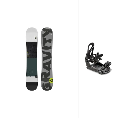Gravity Silent 24/25 pánský snowboard + Raven S230 Black vázání