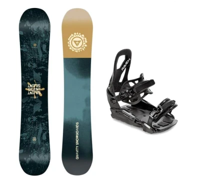 Gravity Silent 25/26 pánský snowboard + Raven S230 Black snowboardové vázání
