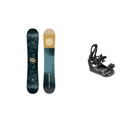 Gravity Silent 25/26 pánský snowboard + Raven S230 Black snowboardové vázání