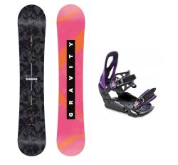 Gravity Sirene 25/26 dámsky snowboard + Raven S230 Black/violet viazanie Gravity Sirene 25/26 dámsky snowboard + Raven S230 Black/violet viazanie