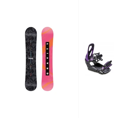 Gravity Sirene 25/26 dámský snowboard + Raven S230 Black/violet vázání