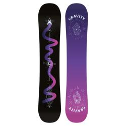 Gravity Sirene Black 24/25 snowboard + Raven Fastec FT360 black/fuchsia vázání + Raven Flush MOZ boty