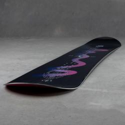 Gravity Sirene Black 24/25 snowboard + Raven Fastec FT360 black/fuchsia vázání + Raven Flush MOZ boty
