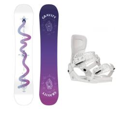 Gravity Sirene White 24/25 dámský snowboard + Gravity Rise white vázání + sleva 400,- na příslušenství